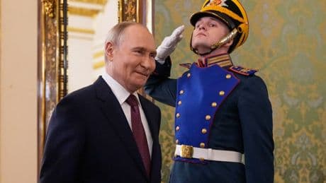 Biden accuses Trump of ‘modern day appeasement’ as Putin prepares for Victory Day parade