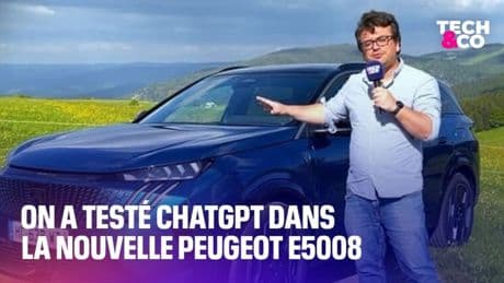 On a testé ChatGPT dans la nouvelle Peugeot e5008
