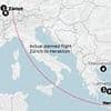 32-HOUR flight to NOWHERE after flight to Crete suffers so many aborted landing attempts and puking passengers the captain gives up and returns home