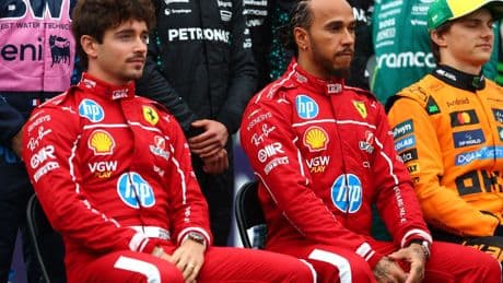 Ferrari in chaos as Charles Leclerc ‘wants to quit’ and Lewis Hamilton ‘likes’ post blasting F1 team