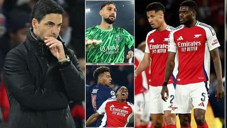 Arsenal savaged by French press with Mikel Arteta accused of having 'no plan B' - while Gunners star labelled 'unremarkable' as PSG reach Champions League final