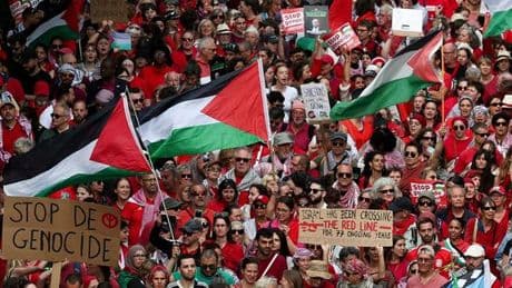 Importantes manifestations à La Haye et Bruxelles pour interpeller les gouvernements sur le « génocide » à Gaza