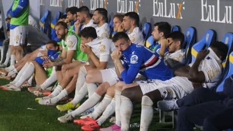 El drama de la Sampdoria: desciende por primera vez a la tercera división italiana