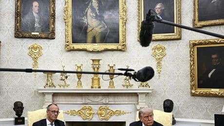 Merz sale ileso de la Casa Blanca: elogios de Trump y ninguna fricción