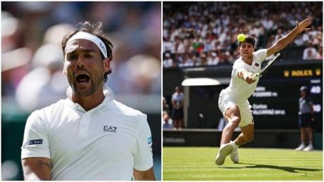 Fognini saluta Wimbledon da leone: lotta e dà spettacolo, cede ad Alcaraz in 5 set