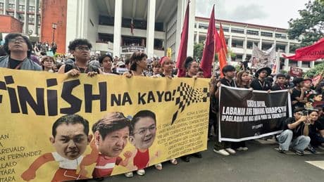 Philippine defense and military chiefs reject call to defect from Marcos over flood control uproar