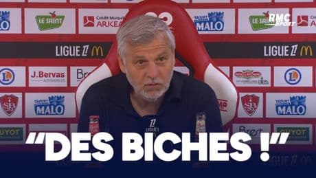 Brest 2-0 Lille : "Inadmissible" Genesio dégouté de la première période des "biches" lilloises