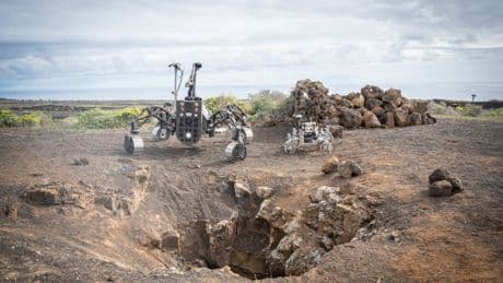 Robot house-hunters to search cosy caves for humans to live in on MARS – after testing skills on Brit holiday island
