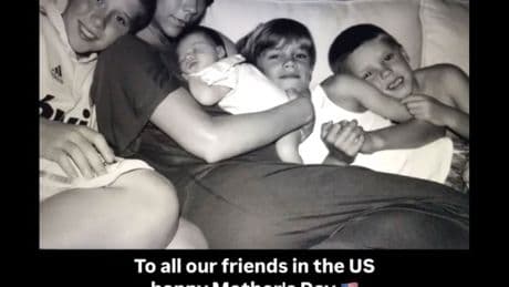 David Beckham gives brief shout-out to son Brooklyn on Mother’s Day amid rumored feud