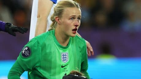 Hannah Hampton: Lionesses' penalty hero plays down injury worry after breathless quarter-final win