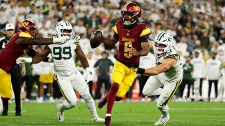 Jayden Daniels’ Week 3 status iffy with surprise Commanders injury concern