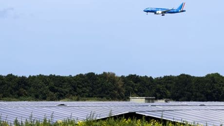 Zonnepark bij Schiphol moet 78.000 panelen weghalen na klachten van piloten
