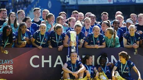 Chelsea complete invincible WSL season with late win over Liverpool
