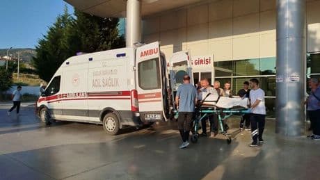 Çorum'da bir şahıs evinin önünde kabus dolu anlar yaşadı