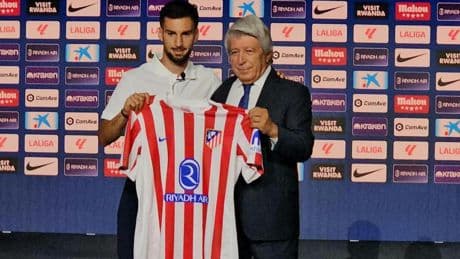 Baena: "He venido a ganar títulos al Atlético, nos vamos a tatuar más de uno..."