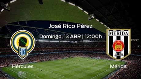 Previa del partido: el Hércules recibe al Mérida AD en la trigésimo segunda jornada