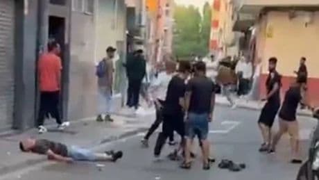Batalla campal con palos y botellas en Aranda de Duero