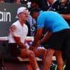 Jesper de Jong haalt opgelucht adem na lelijke val in Rome: 'Pols moet in brace'