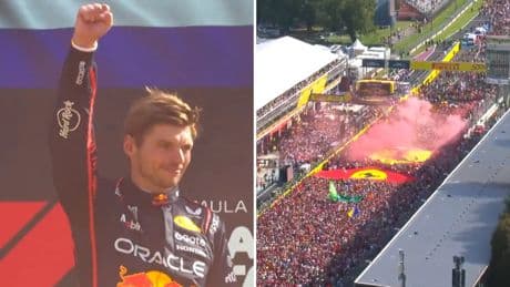 Abucheos a McLaren y canciones para Verstappen: así fue la sorprendente reacción de los tifosi