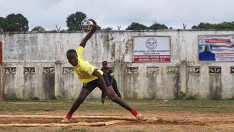 No bats and no men: Kickball is sweeping the nation of Liberia