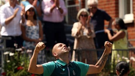 Dan Evans rolls back the years to dismantle Frances Tiafoe in first upset at Queen’s