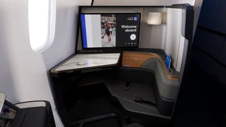 United Airlines unveils new business-class seat that converts to a double bed — plus upgrades for economy