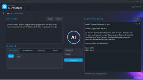 Ashampoo AI Assistant