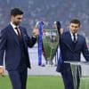 EN IMAGES. PSG - Inter : Pastore, Rai, Iniesta, Kaka… Des anciennes gloires au rendez-vous à Munich