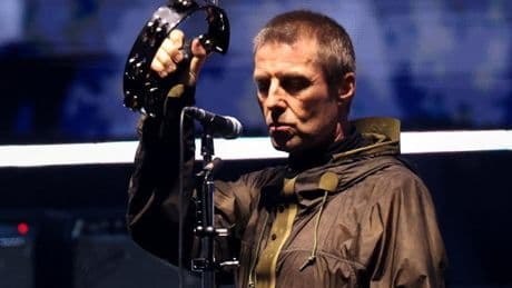 Liam Gallagher makes drug joke after being caught going to a portaloo