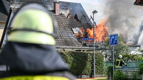 Brand: Fachwerkhaus in Kehl brennt ab - Hoher Schaden