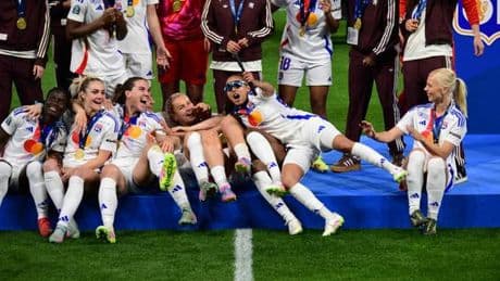Les Lyonnaises remportent un dix-huitième titre de championnes de France de football