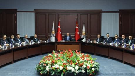 AK Parti MYK Cumhurbaşkanı Erdoğan başkanlığında toplandı