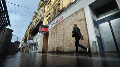 1 in 8 Scottish high street shops lying empty after 'decades of decline'