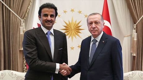 Cumhurbaşkanı Erdoğan, Katar Emiri Al Sani ile görüştü