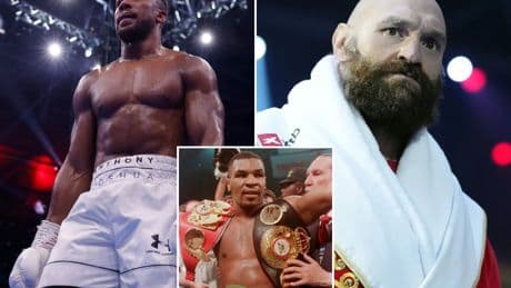 Anthony Joshua sends Tyson Fury blunt Mike Tyson inspired message after Gypsy King’s X-rated retirement U-turn