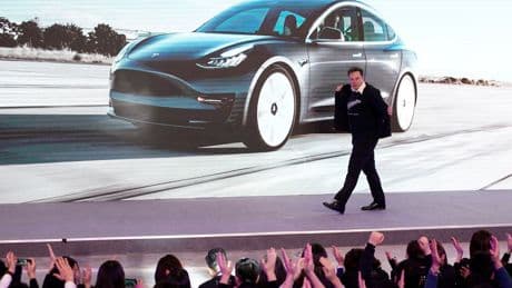 Tesla looks to cheaper model as revenue suffers worst drop in over a decade