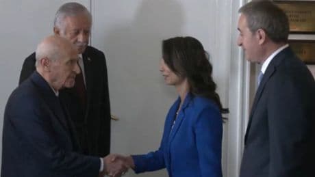 MHP-DEM görüşmesi başladı
