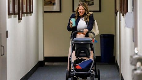 Childcare in the Capitol: As more women run for office, some are bringing their kids