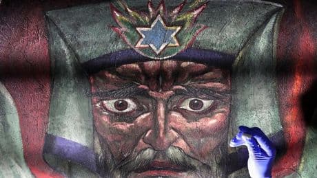AP PHOTOS: Famed church murals featuring social commentary revived by conservationists