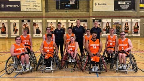 Rolstoelbasketballers U23 klaar voor de European Para Youth Games 2025 in Istanbul