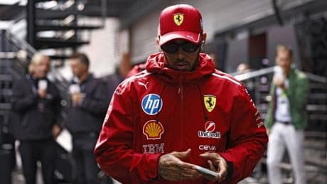 Schuldbewuste Hamilton start vanuit pitstraat in GP België
