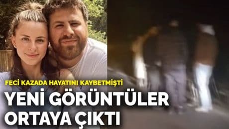 Oğuz Murat Aci'nin hayatını kaybettiği kazada yeni görüntüleri ortaya çıktı