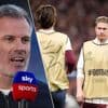 “Dat kan City niet maken”: analist Jamie Carragher legt uit waarom Manchester City er goed aan doet De Bruyne te laten gaan