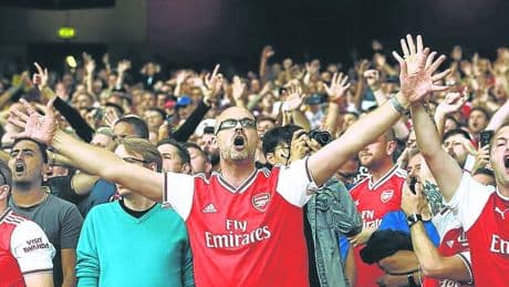 3.000 hinchas del Arsenal llegarána Bilbao sin presencia de ultras
