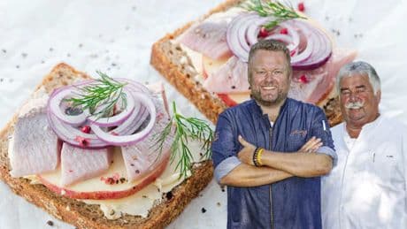 Matjes mit Hausfrauen-Creme