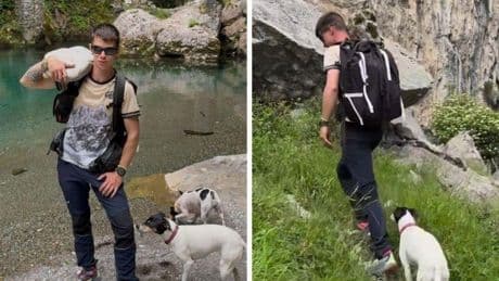Recuperan la piedra arrojada al vacío por unos jóvenes en la ruta del Cares: «Su sitio idóneo es donde estaba»