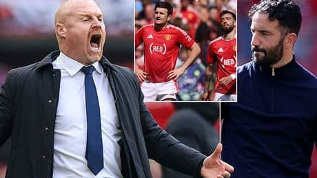 Sean Dyche announces he wants to manage Man United - and gives his pitch for Ruben Amorim's job by claiming he would win more and handing out some brutal advice