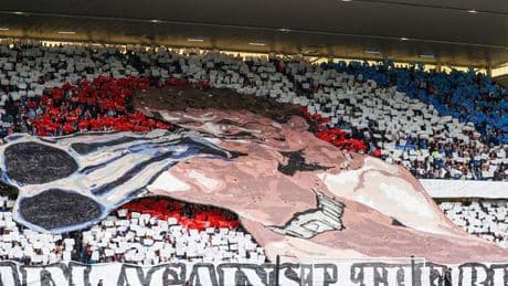 Police return "rebel scum" TIFO to Rangers ultra fan group