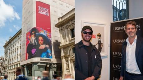Urban Vision Group porta l’arte di TVBOY in città: “Omnia Vincit Amor” diventa una mostra urbana digitale