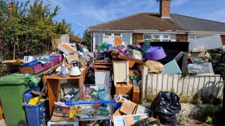 I have MOUNTAIN of festering rubbish piling up in my garden but I won’t clean it up – it’s nobody’s business